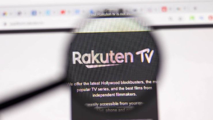 Sito Rakuten Tv - talkyseries.it